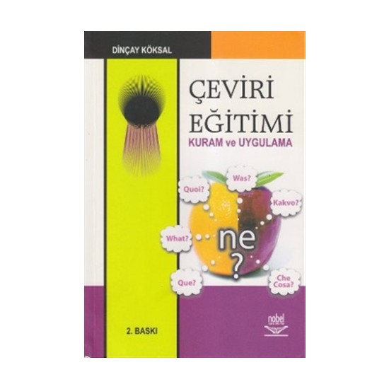 Çeviri Eğitimi Kuram ve Uygulama Kitabı ve Fiyatı Hepsiburada