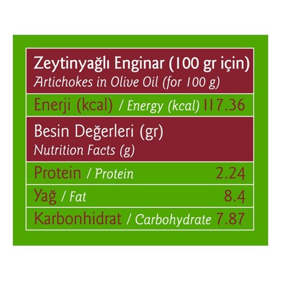 Zeytinya L Enginar G X Fiyat Taksit Se Enekleri