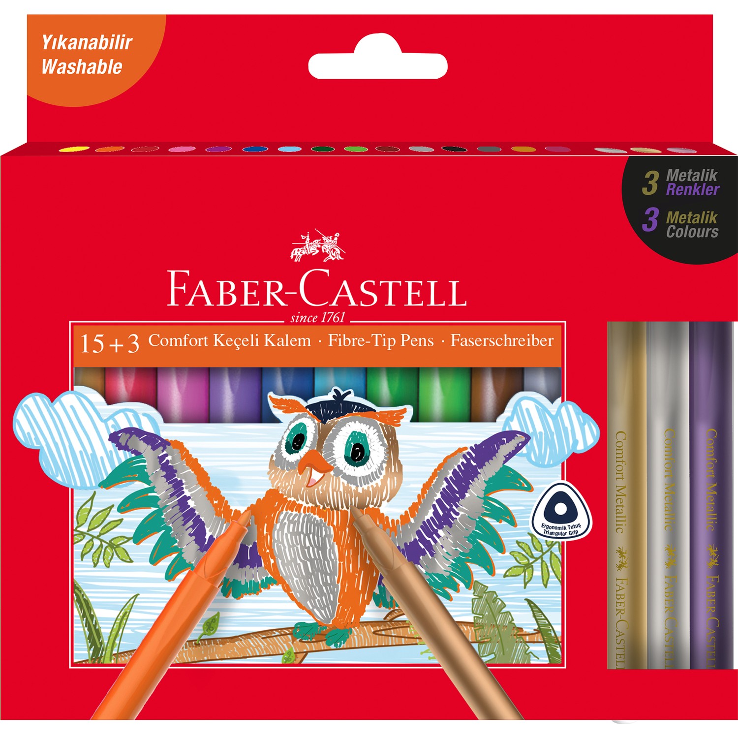 Faber Castell Comfort Ke Eli Kalem Metalik Fiyat