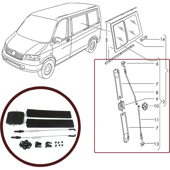 Bross Otomotiv Bdp Vw T Caravelle In Yan S Rg L Cam Fiyat