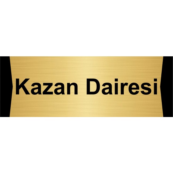 Özarslan Dizayn Kazan Dairesi 10X20CM Altın Renk Metal Fiyatı