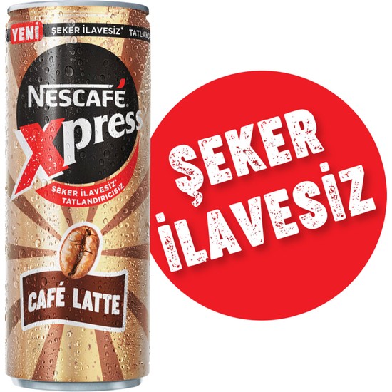 Nescafe Xpress Şekersiz Latte 250 ml Fiyatı Taksit Seçenekleri