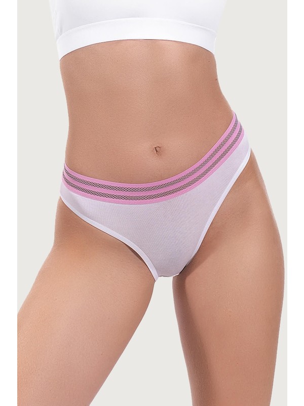 Cottonhill Krem Spor Basic Erit Lastikli Pamuk Kad N Bikini Fiyat