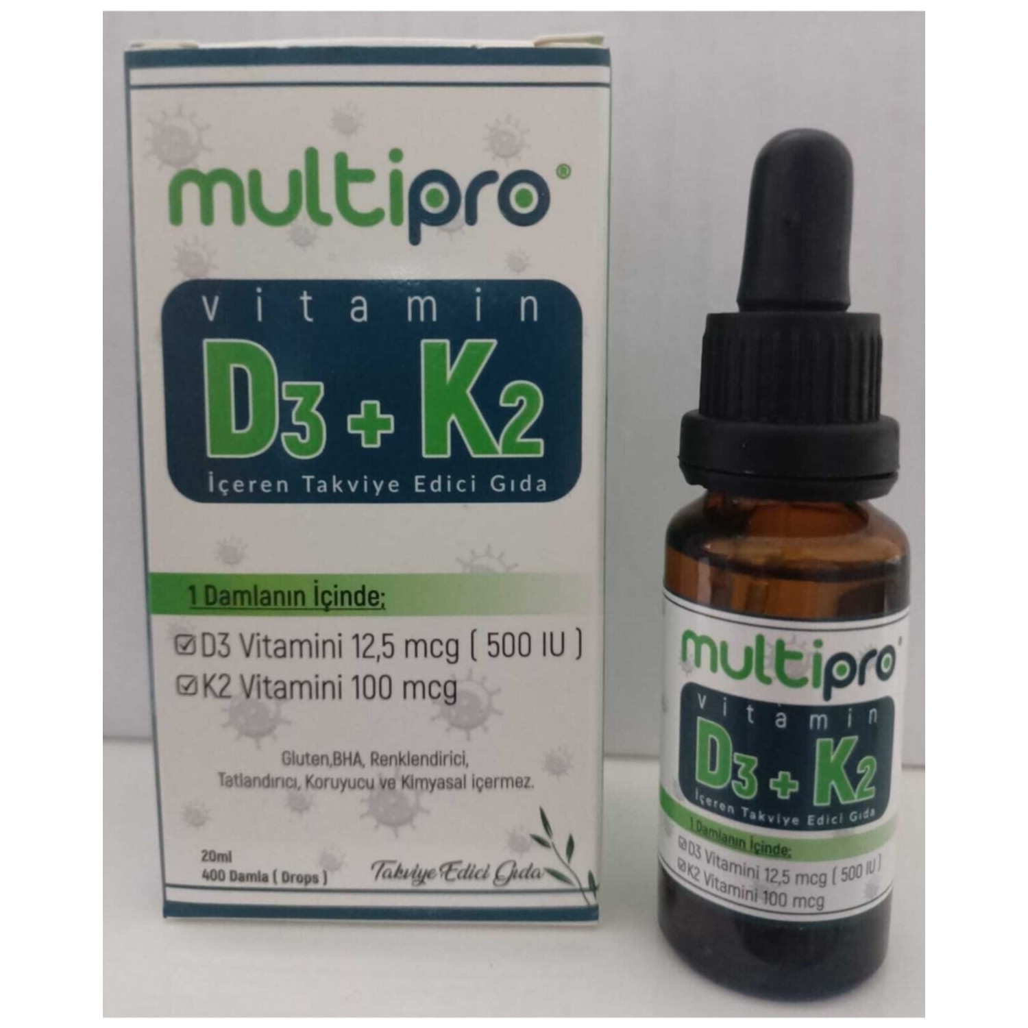 Multipro D3 K2 Vitamin 20 ml 400 Damla Fiyatı