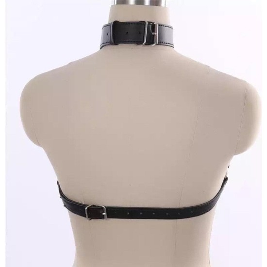 Vonda Wear 700806 KADIN Siyah Harness Fantezi Deri Zincir Fiyatı