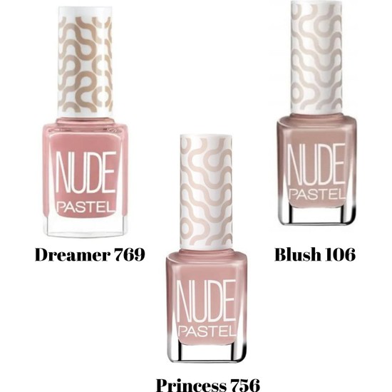 Pastel 3lü Oje Seti Pastel Nude Blush 106 Pastel Nude Fiyatı