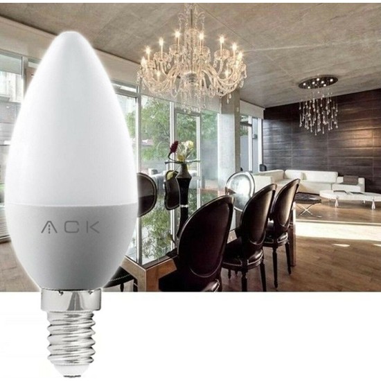 Ack AA09 00513 5W Buji LED Ampul 6500K Beyaz E14 Fiyatı