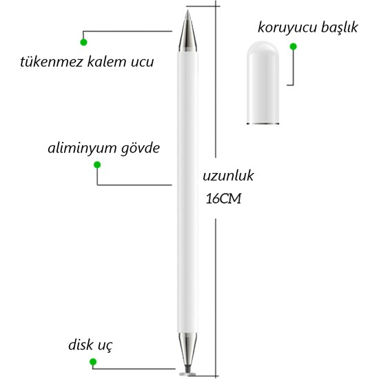 wowacs Huawei Matepad 11 Uyumlu Dokunmatik Kalem Passive Fiyatı