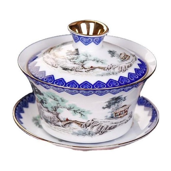 Sld Jingdezhen Seramik Ay Tureen Mavi Ve Beyaz Porselen Fiyat