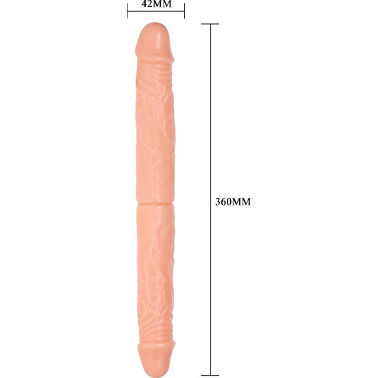 Lilitu Shop 36 cm Çift Taraflı Realistik Dildo Anal Vajinal Fiyatı