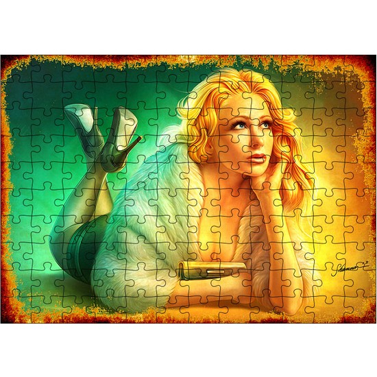 Tablomega Ahşap Mdf Puzzle Yapboz Sevimli Sekreter 120 Parça Fiyatı