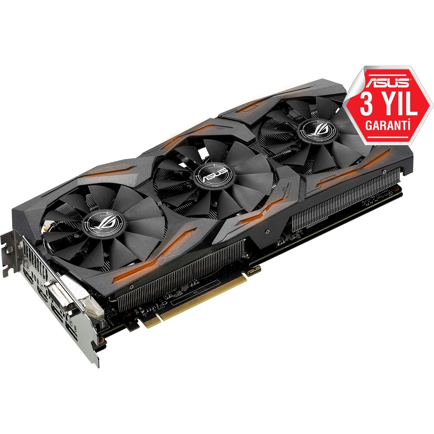 Asus ROG STRIX RX580 T8G Gaming AMD Radeon RX580 8GB OC Fiyatı