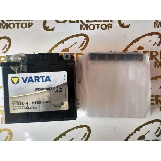 Varta 12V 4AH YTX5L Bs YTX5L 4 Motosiklet Aküsü Fiyatı