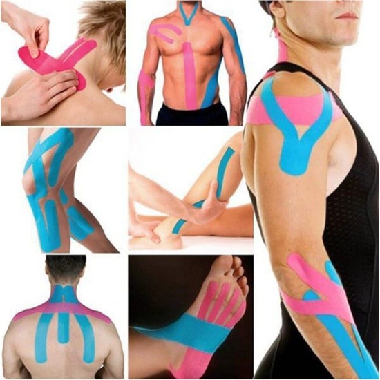 Iron Kinesio Tape Pembe Renk Sporcu Kas Band Fiyat