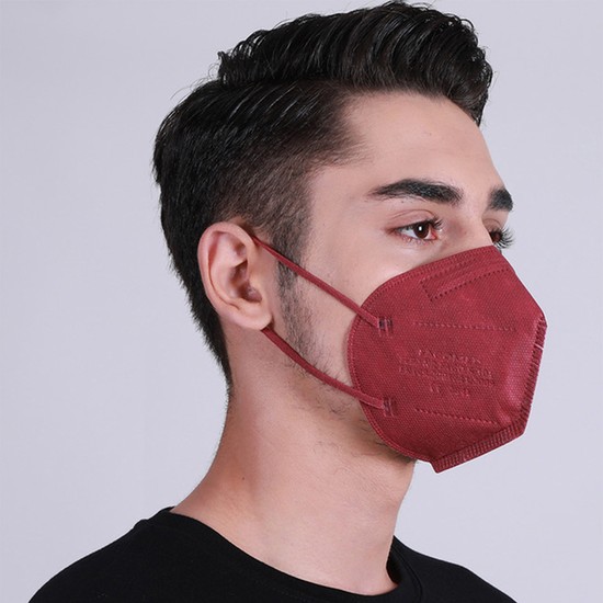 Famex N Ffp Koruyucu Maske Bordo Renk Adet Tekli Paket Fiyat