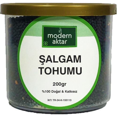 Modern Aktar Doğal Şalgam Tohumu 200 gr Fiyatı Taksit Seçenekleri