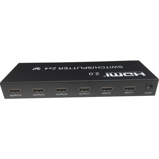 Keepro HDMI 2 0 2x4 Switcher splitter 4kx2k 60Hz Switcher Fiyatı