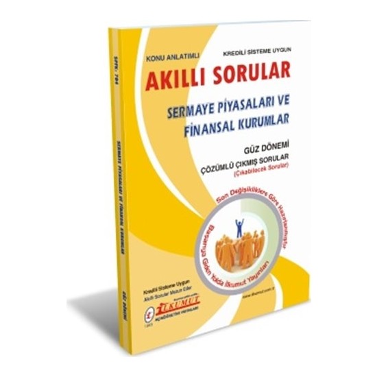 İlkumut Aöf Sermaye Piyasaları Ve Finansal Kurumlar Kitabı