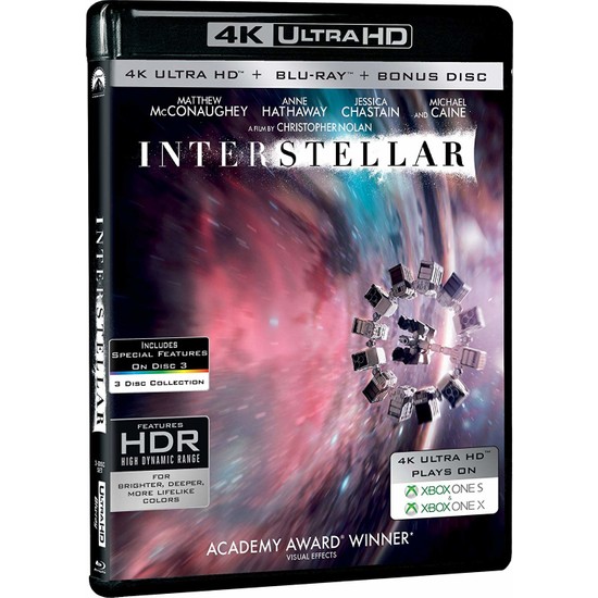 Interstellar Yıldızlararası 4K Uhd Blu Ray Bluray Bonus Fiyatı