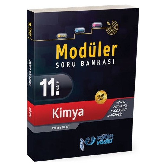 Eğitim Vadisi Yayınları 11 Sınıf Kimya Modüler Soru Bankası Kitabı