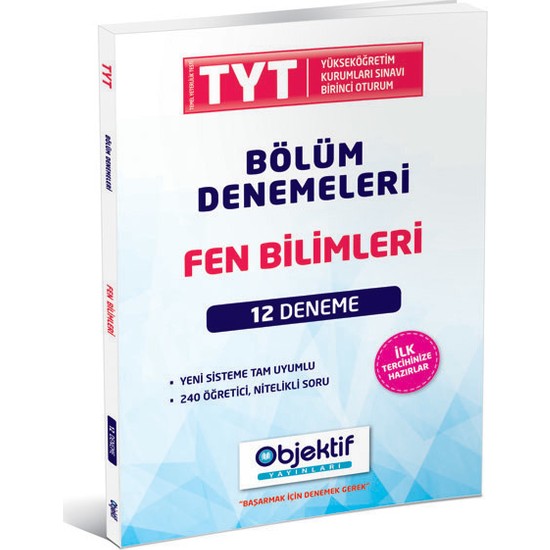 Tyt Fen Bilimleri Deneme Kitab Ve Fiyat Hepsiburada