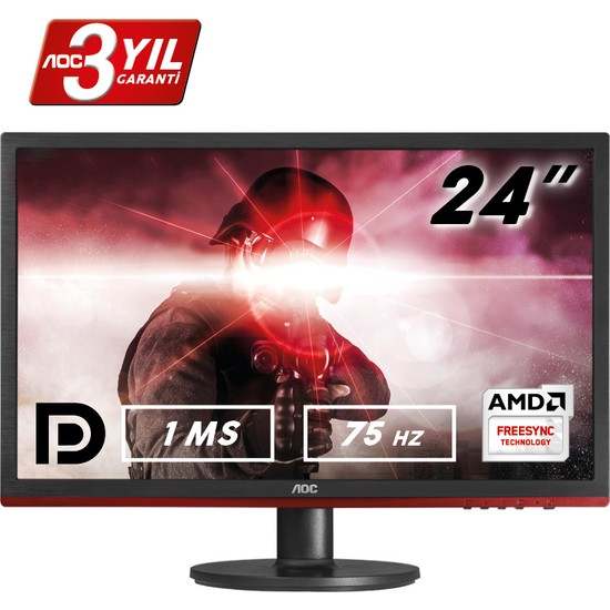 Aoc G Vq Hz Ms Analog Hdmi Display Freesync Fiyat