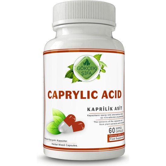 Gökçek Şifa Caprylic Acid Kapsül 60 Kapsül x 1000MG Fiyatı