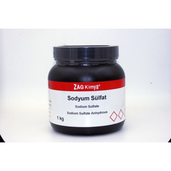 Zag Kimya Sodyum Sülfat Anhidrat 99 Chem Pure 1kg Fiyatı