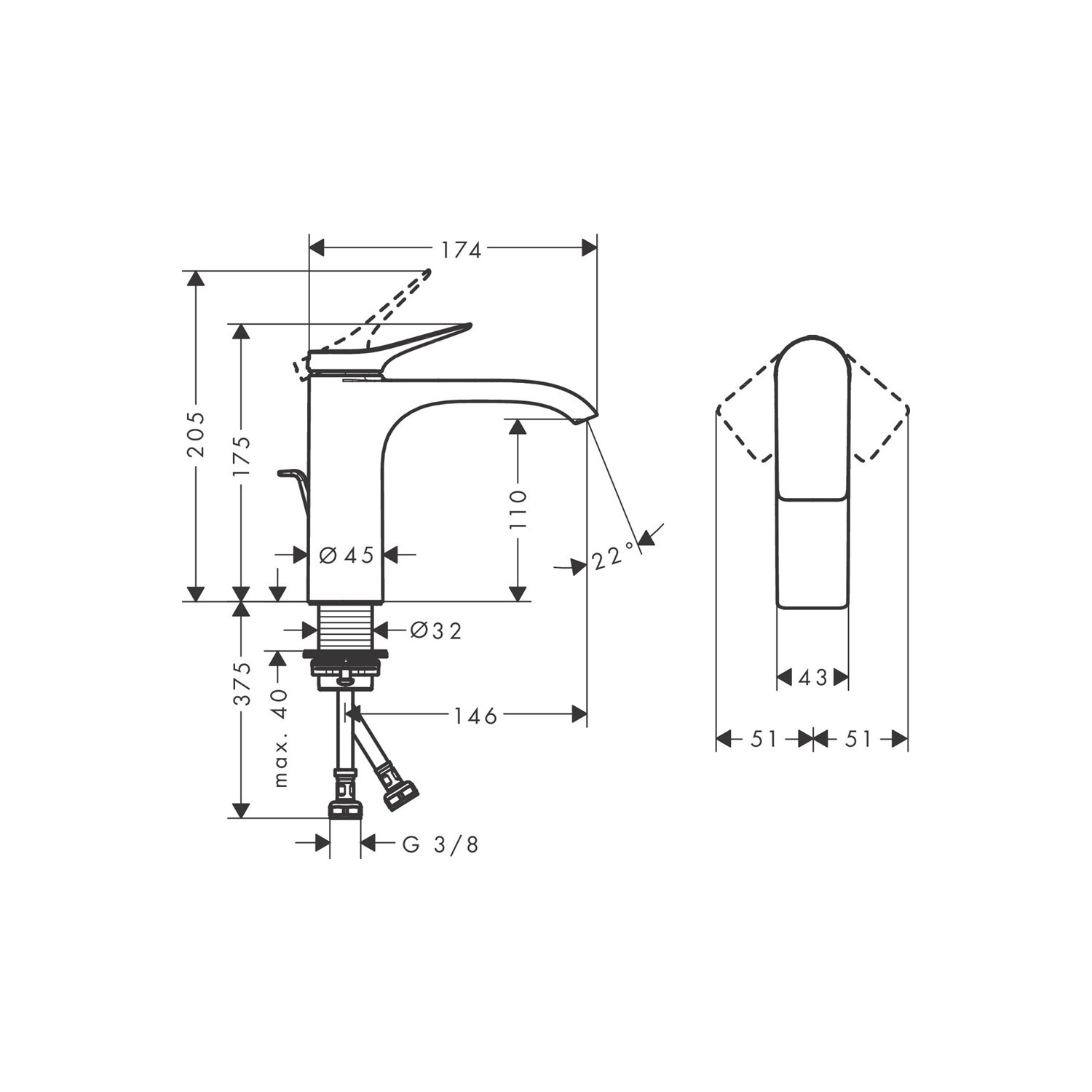 Hansgrohe Vivenis Tek Kollu Lavabo Bataryas Kumandal Fiyat