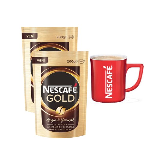 Nescafe Gold Eko Paket 200 gr 2 Adet alana 1 Adet Nescafe Fiyatı