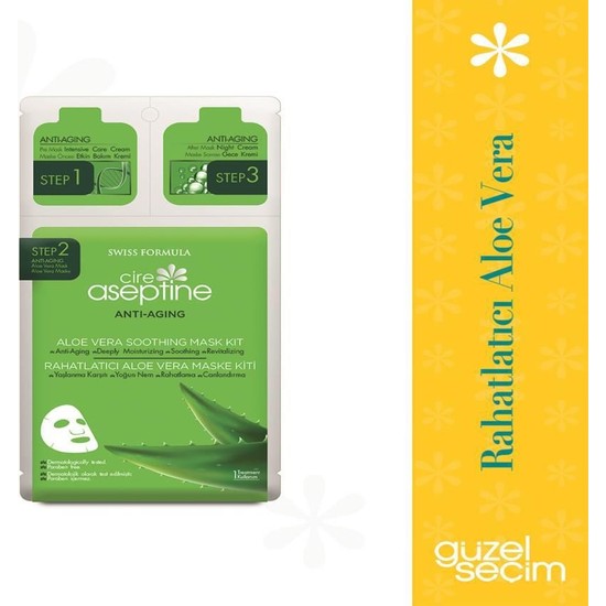 Cire Aseptine Anti Aging Rahatlat C Aloe Vera Y Z Maskesi Fiyat