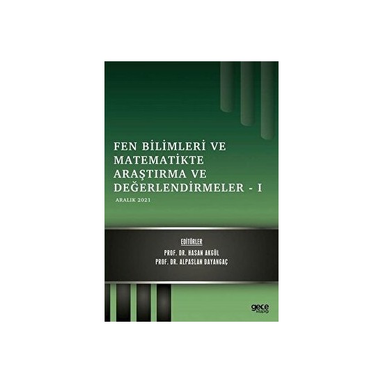 Fen Bilimleri Ve Matematikte Ara T Rma Ve De Erlendirmeler Kitab