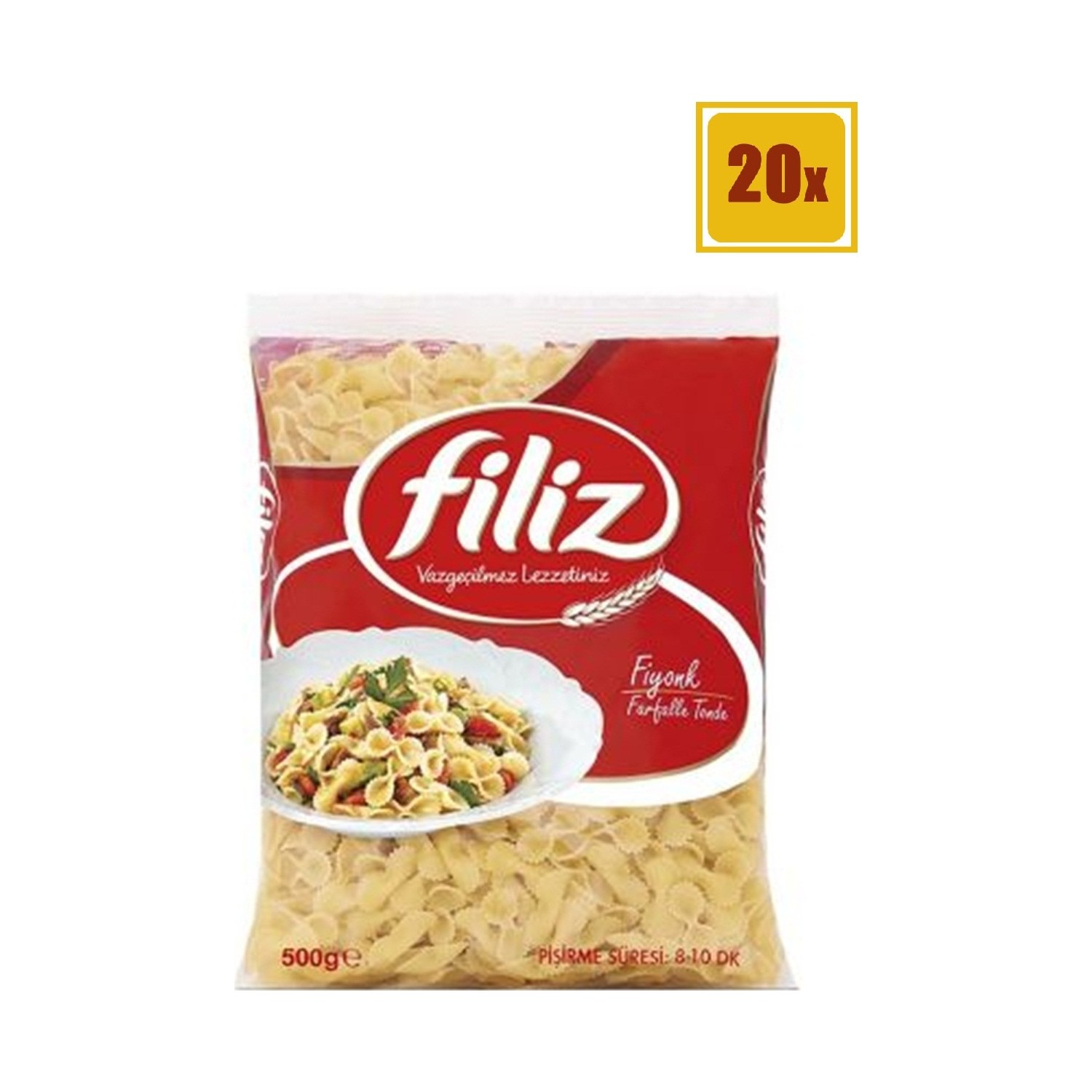 Filiz Fiyonk Makarna 500 gr 20 li Set Fiyatı Taksit Seçenekleri