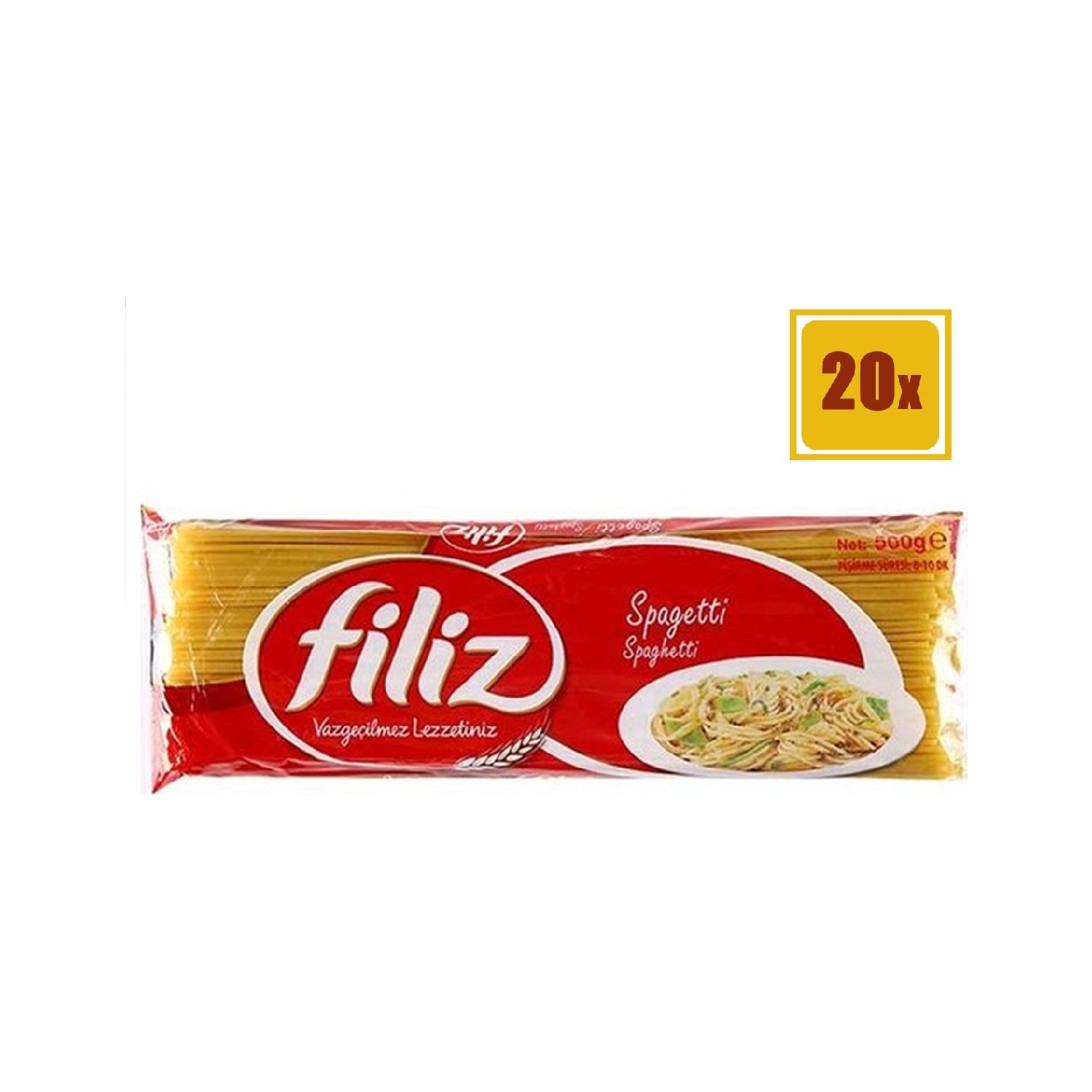 Filiz Spaghetti Makarna 500 gr 20 li Set Fiyatı