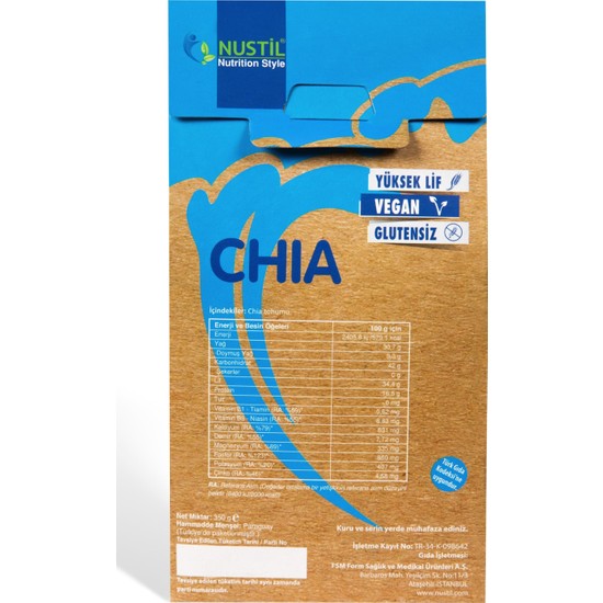 Chia Tohumu 350gr Fiyatı Taksit Seçenekleri ile Satın Al