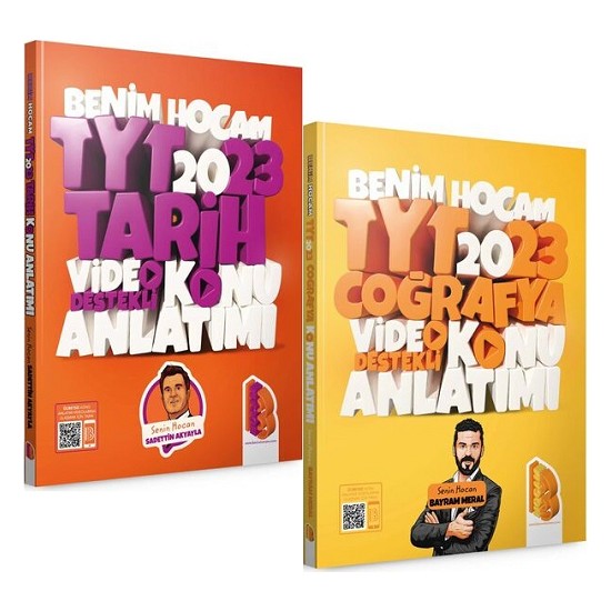 Benim Hocam Yayınları TYT 2023 Tarih Coğrafya Video Kitabı