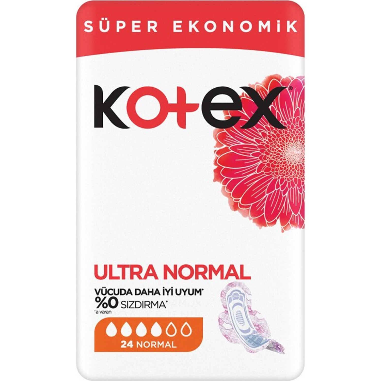 Kotex Ultra Ped Süper Ekonomik Normal 24 Lü Fiyatı