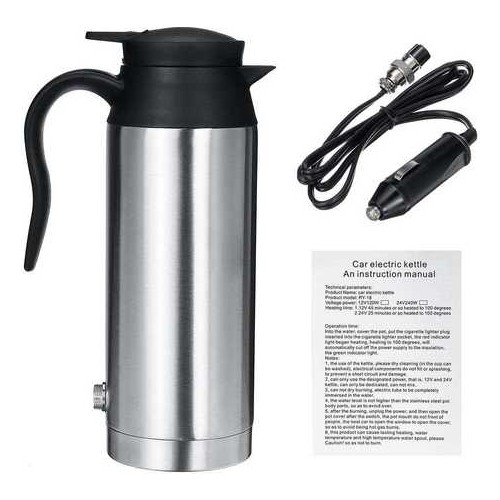 Xinhang Paslanmaz Çelik Elektrikli Kettle 12 V 750 ml Yurt Fiyatı