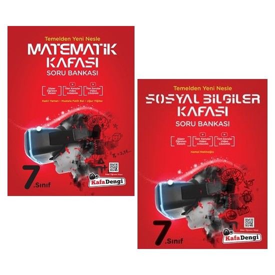 Kafa Dengi Yayınları 7 Sınıf Matematik Sosyal Bilgiler Kitabı