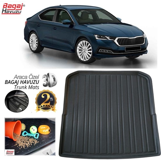 Born Garage 2021 Skoda Octavia Bagaj Havuzu Uyumlu Kauçuk Fiyatı