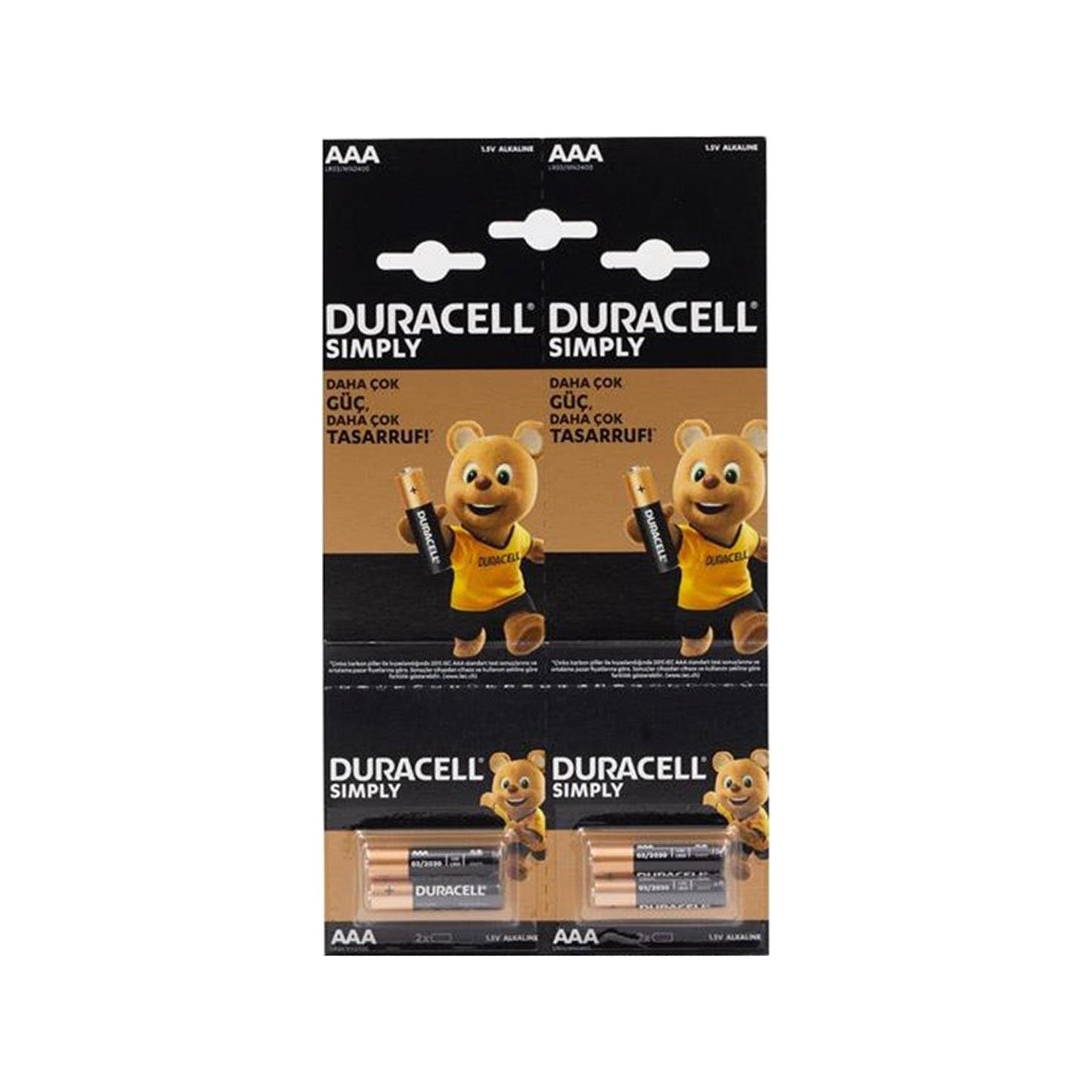 Duracell Simply Aaa Alkalin Ince Kalem Pil Li Paket Fiyat