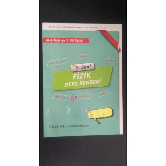 Eksen Yayınları Test Okul Yayınları 9 Sınıf Fizik Ders Kitabı