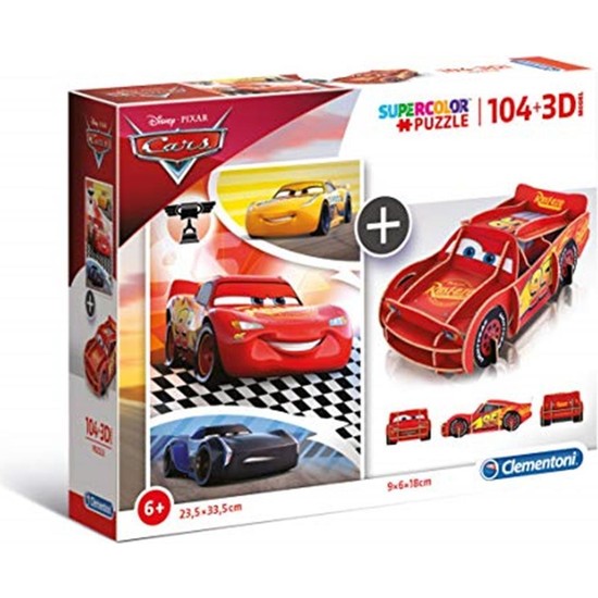 Clementoni 20160 Supercolor Puzzle Puzzle 3D Model Cars Fiyatı