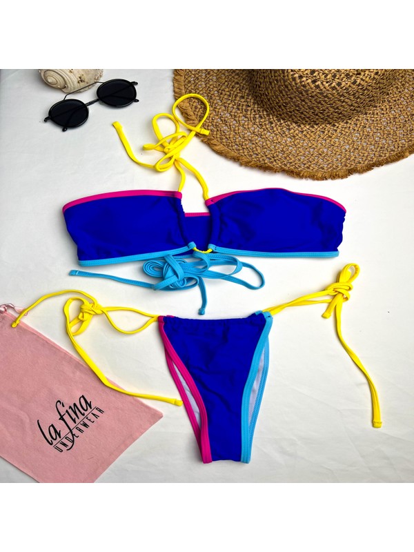 La Fina Gia Mavi Bikini Set Fiyatı Taksit Seçenekleri