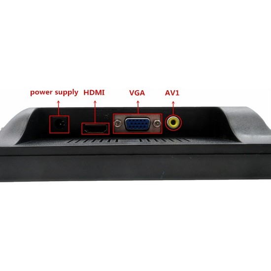 Skylarpu LCD Monitör 10 1 Inc HDMI VGA Av Cctv Araç Fiyatı