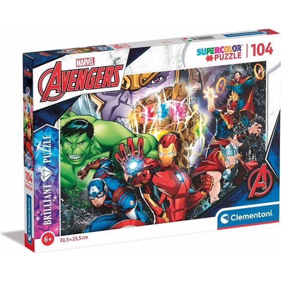 Clementoni 104 Parça Supercolor Brillant Puzzle Marvel Fiyatı