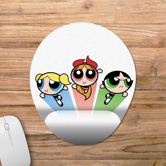 Pixxa Powerpuff Girls Bilek Destekli Mousepad Model 3 Oval Fiyatı