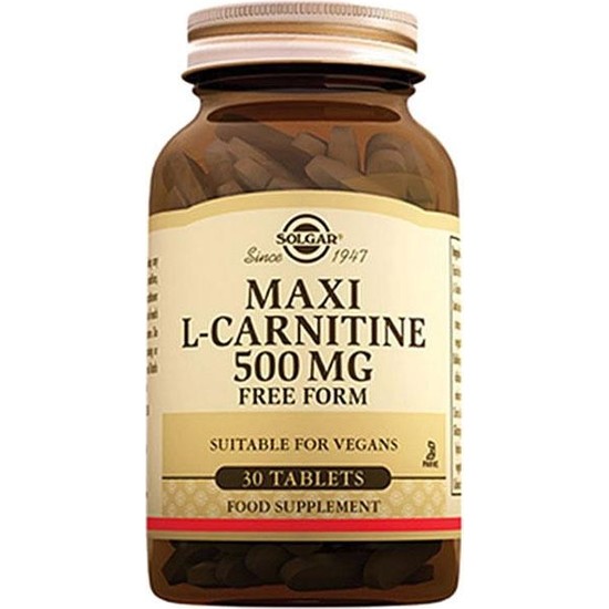 Solgar Maxi L Carnitine 500 Mg 30 Tablet Fiyatı