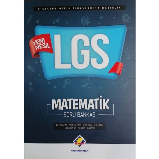 Final Yayınların 8 sınıf Lgs Matematik Yeni Nesil Soru Kitabı