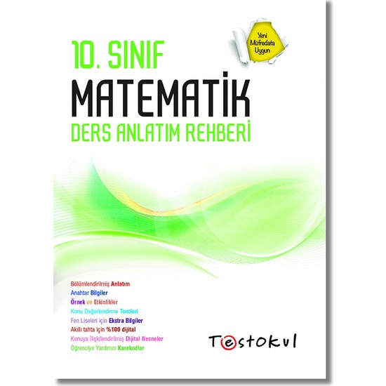 Test Okul 10 Sınıf Matematik Ders Anlatım Rehberi Kitabı